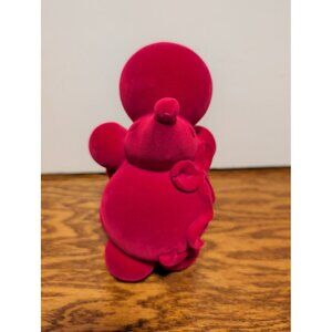 Flocked poodle home decor